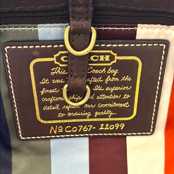 Coach Signature Legacy Lining Tote Bag 11099 Vintage 65th Anniversary - Picture 6 of 14